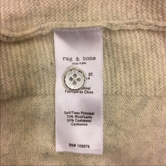 Rag & Bone Henley Wool/Cashmere Sweater - Picture 8 of 8